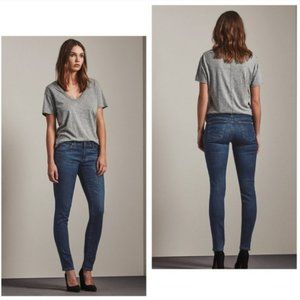AG Goldschmied The Stilt Cigarette Leg Blue Denim Jeans - Size 32R